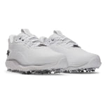 Under Armour Mens Drive Pro Clone Golf Shoes - White/Metallic Gun Metal