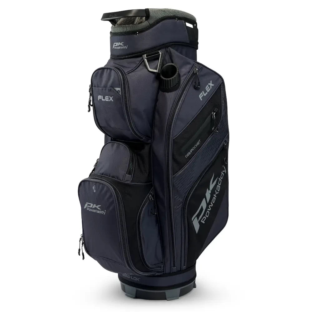 Powakaddy Flex Cart Bag Grey With Black