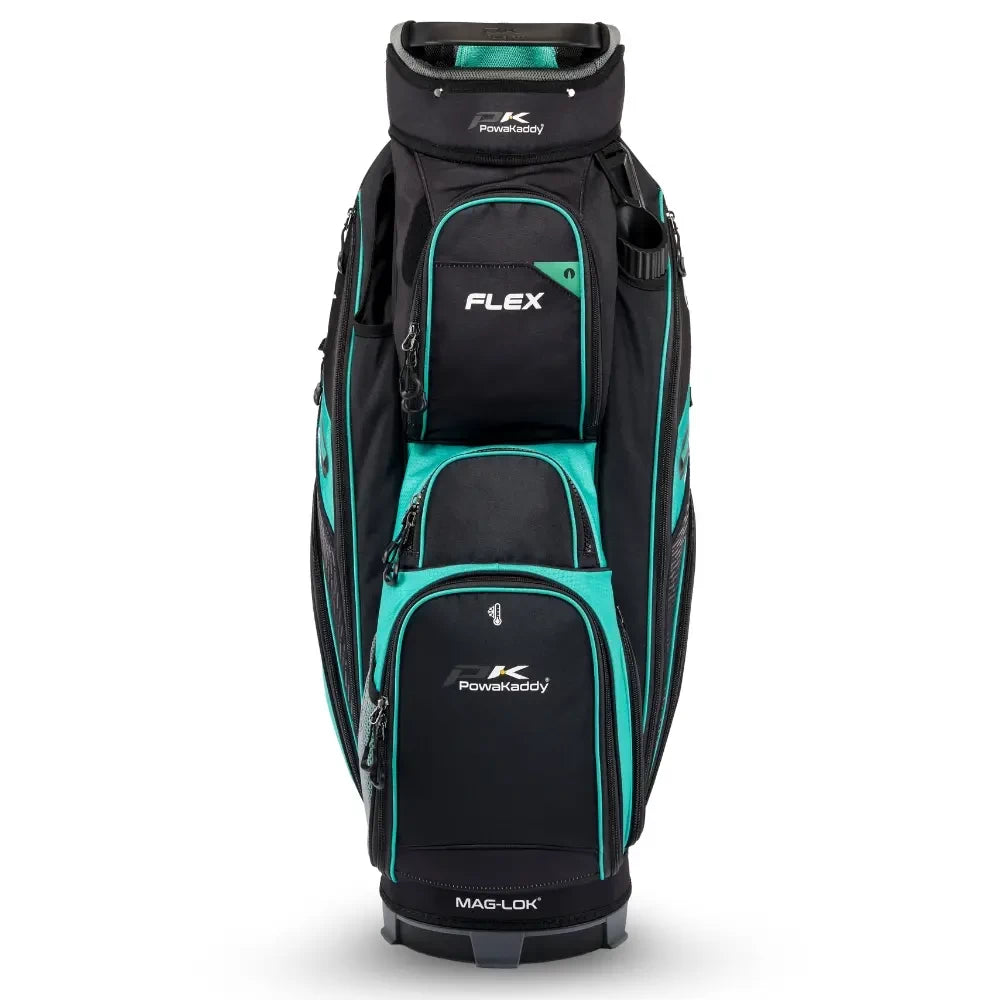 Powakaddy Flex Cart Bag Grey With Teal