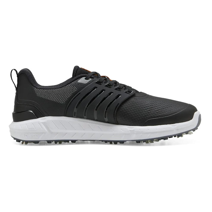 Puma Mens IGNITE Elevate 2 Tour Golf Shoes - Black/Silver/Slate Sky
