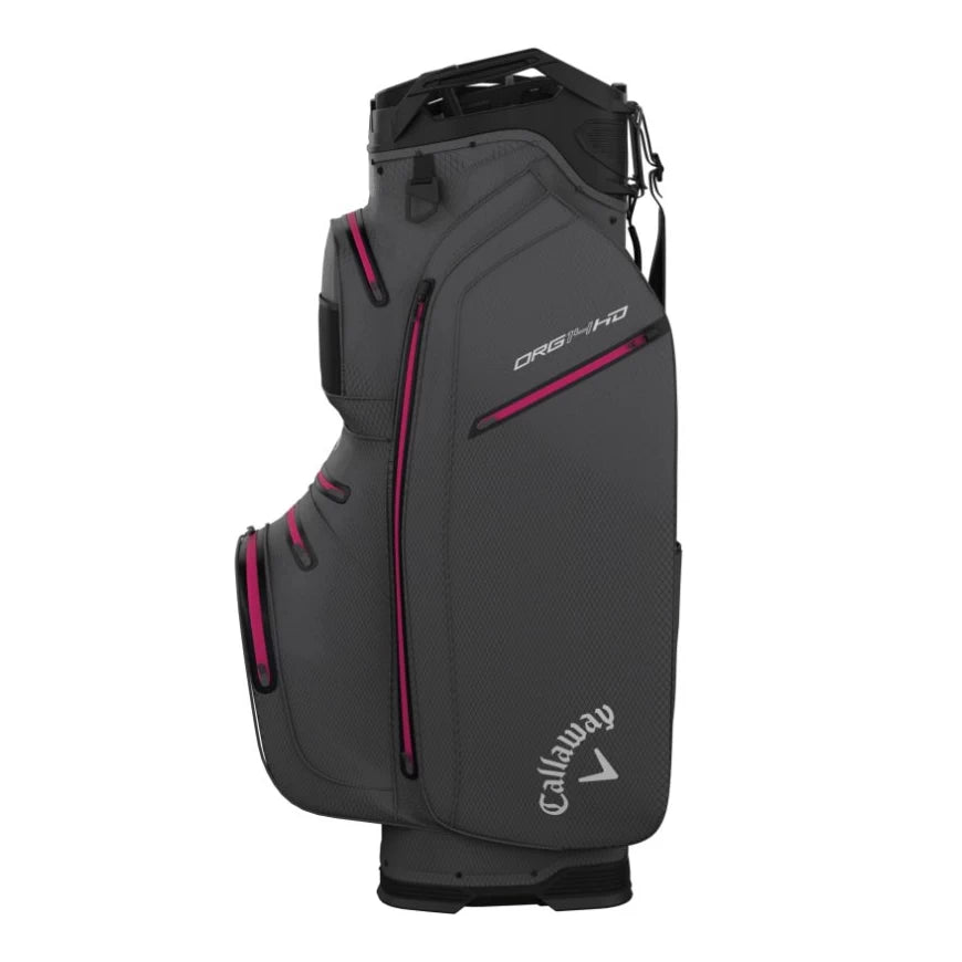 Callaway Org 14 HD Cart Bag - Charcoal/Pink