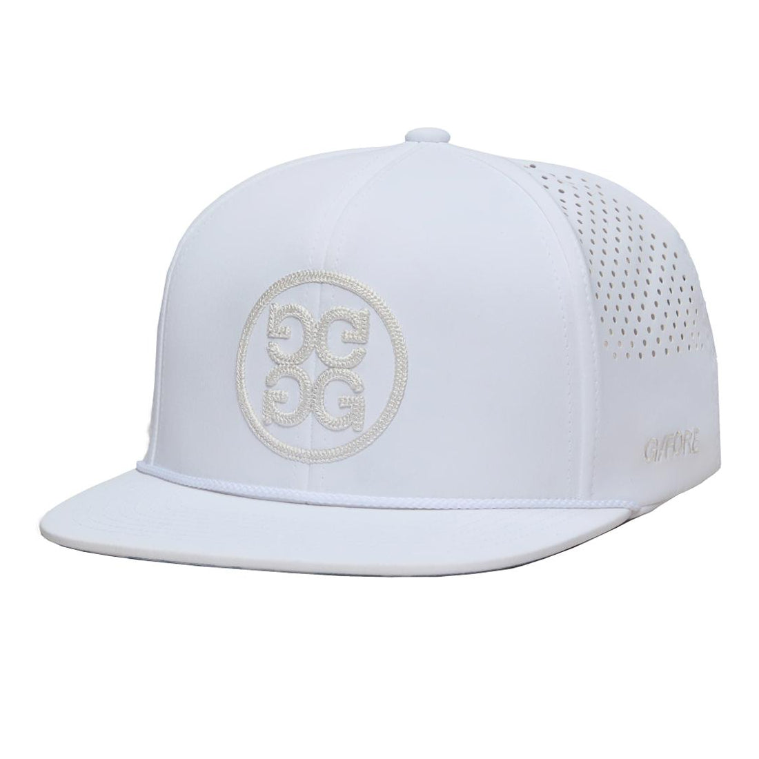 G/Fore Mens Circle G's Perforated Delta Cap Snow