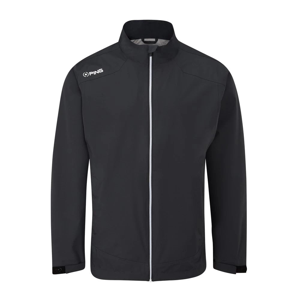 Ping Collection Mens AquaDrive Waterproof Golf Jacket Black