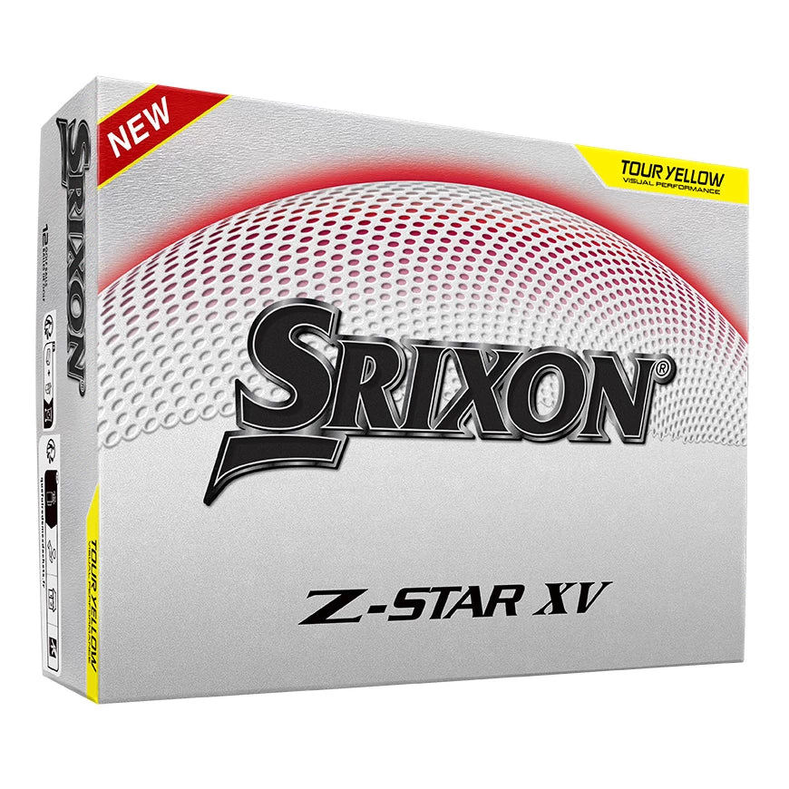 Srixon Z-Star XV Golf Balls FREE Personalisation (Yellow) Min 2 Doz.