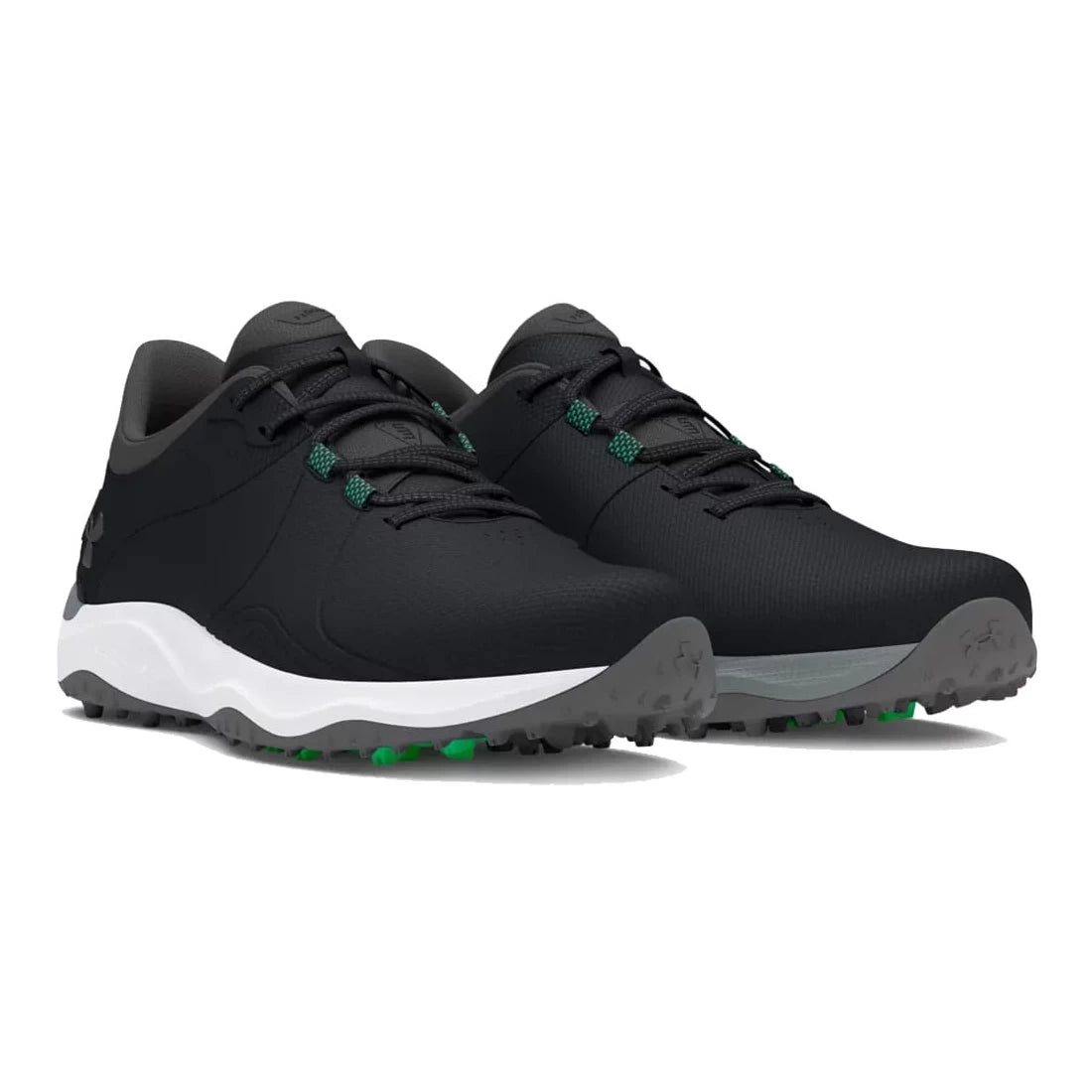 Under Armour Mens UA Drive Pro SL Wide Golf Shoes - Black/Titan Grey