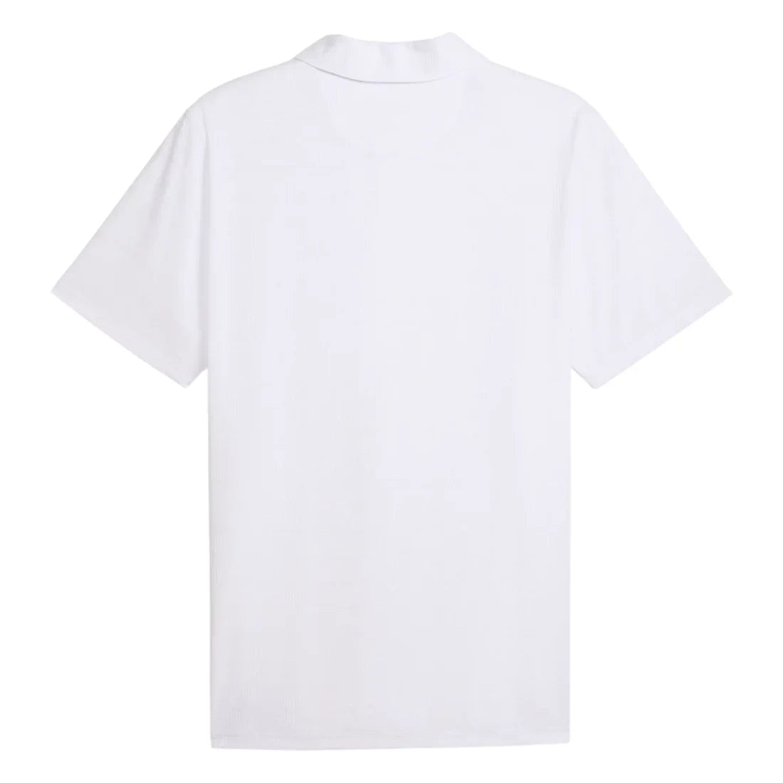 Puma Mens MATTR Deco Jacquard Polo Shirt White Glow