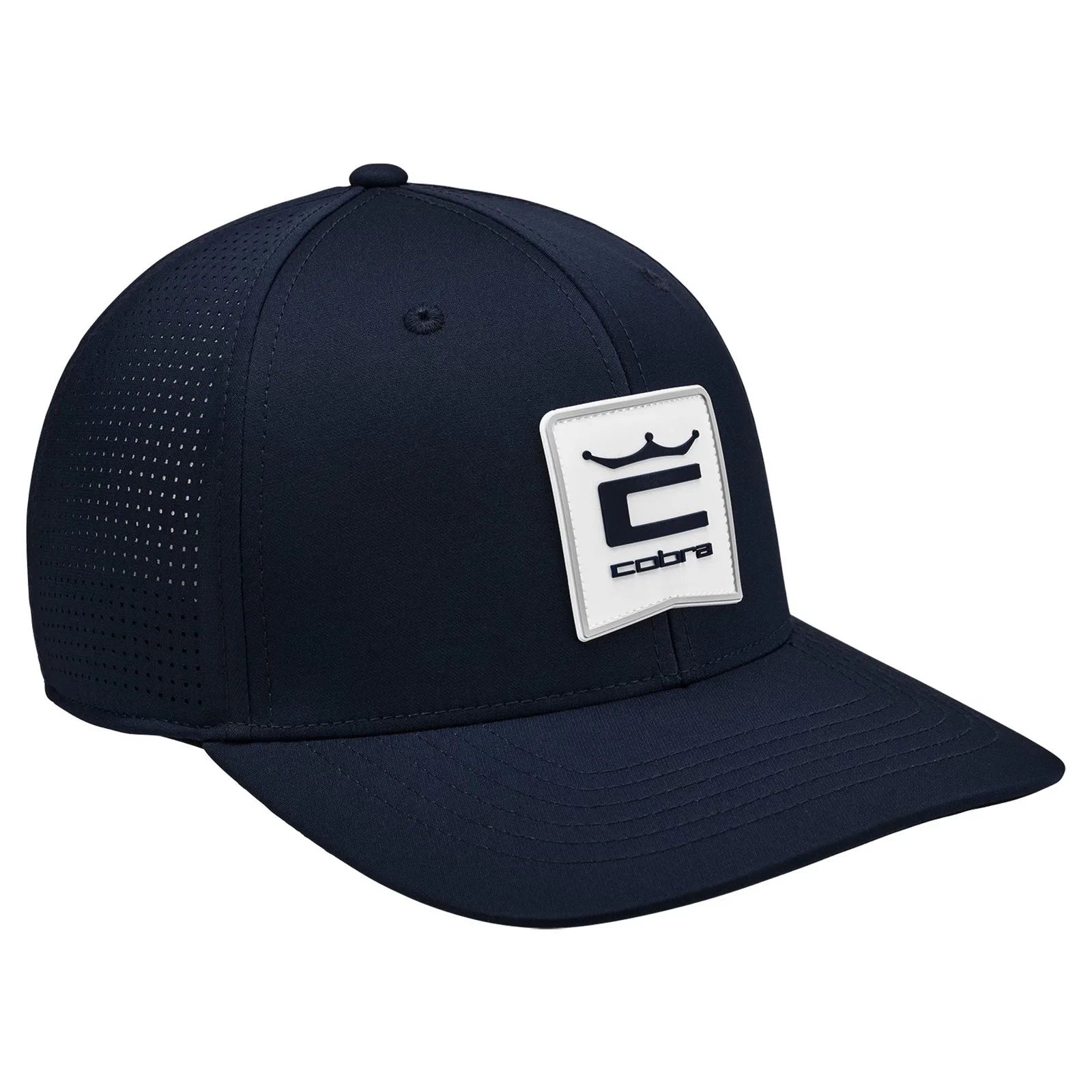 Cobra Crown C Patch Cap Deep Navy/White