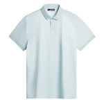 L.Lindeberg Mens Tour Tech Print Polo Shadow Bridge Winter Sky