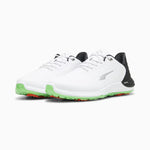 Puma Mens Phantomcat NITRO™+ Golf Shoes - White/Black/Fluro Green