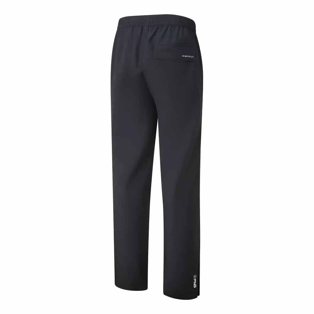 Ping Collection Mens AquaDrive Waterproof Golf Trousers Black