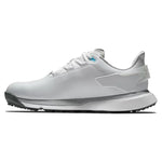 FootJoy Mens Pro SLX Golf Shoes - White/Grey 56912
