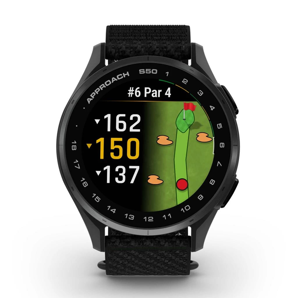 Garmin S50 Approach GPS Watch - Black