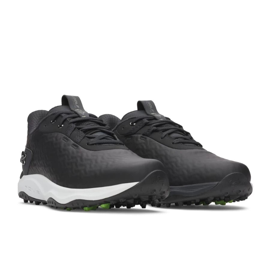 Under Armour Mens Drive Pro Clone SL Golf Shoes - Black/Anthracite/Metallic Gunmetal