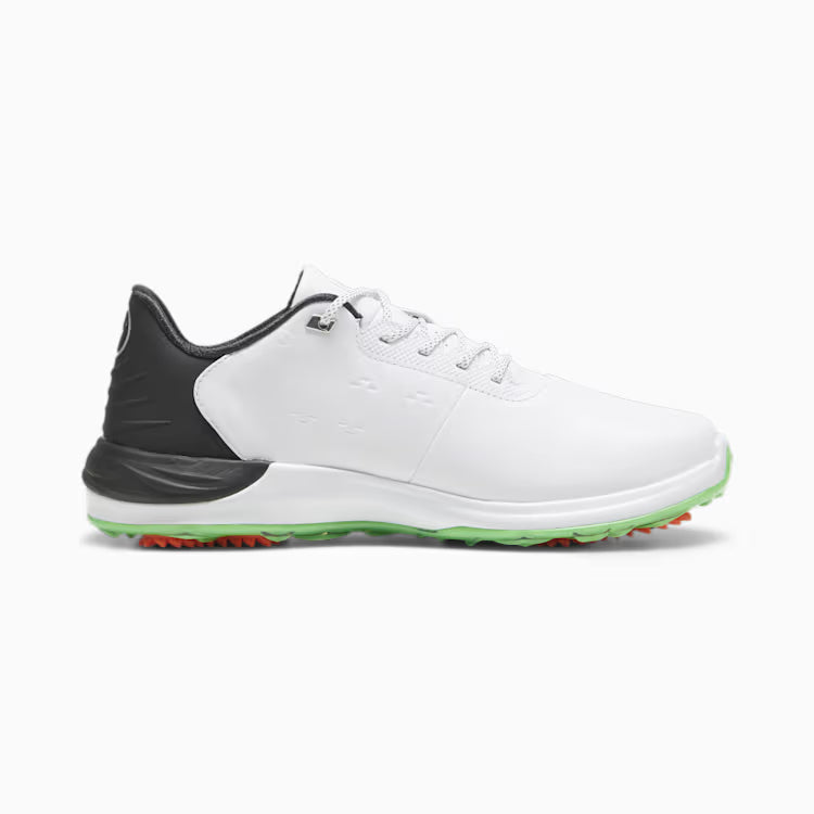 Puma Mens Phantomcat NITRO™+ Golf Shoes - White/Black/Fluro Green