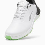 Puma Mens Phantomcat NITRO™+ Golf Shoes - White/Black/Fluro Green