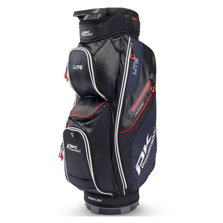 Powakaddy Golf Lite Cart Bag Black/White/Red