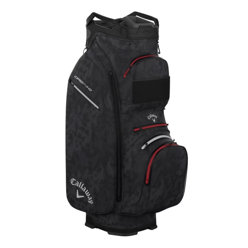 Callaway Org 14 HD Cart Bag - Graphite/Desert Camo/Red