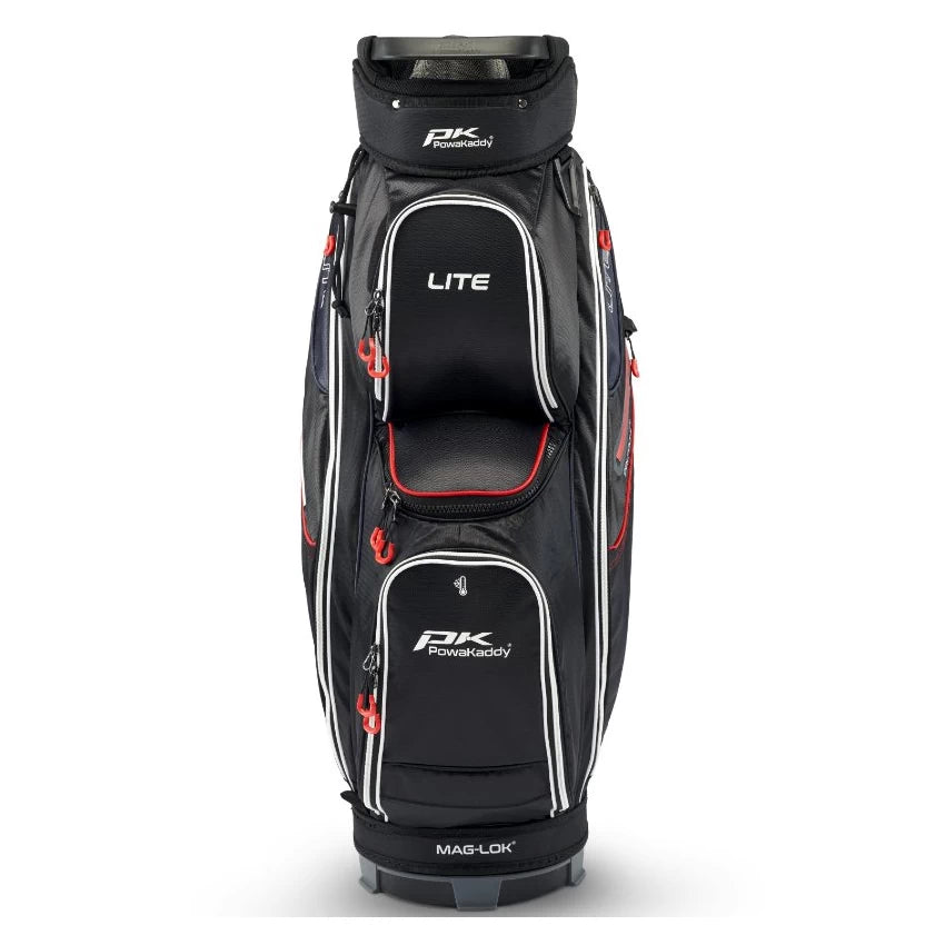 Powakaddy Golf Lite Cart Bag Black/White/Red