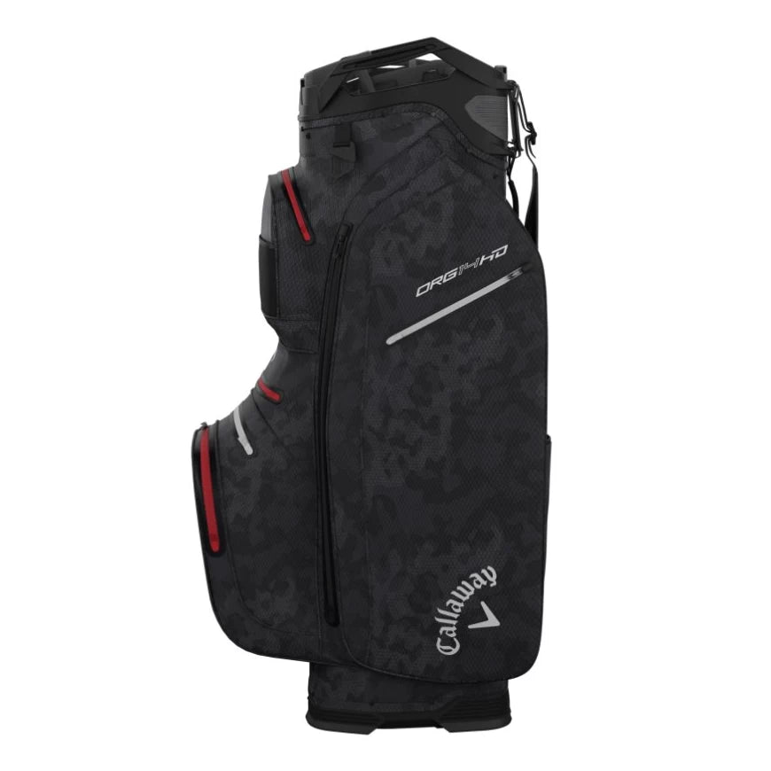 Callaway Org 14 HD Cart Bag - Graphite/Desert Camo/Red
