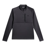 L.Lindeberg Mens Adam Quarter Zip Hood Asphalt