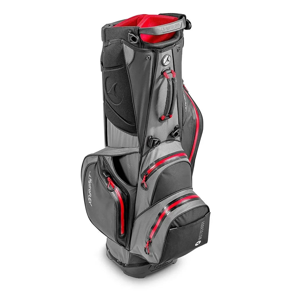 Motocaddy HydroFlex Stand Bag Charcoal/Red