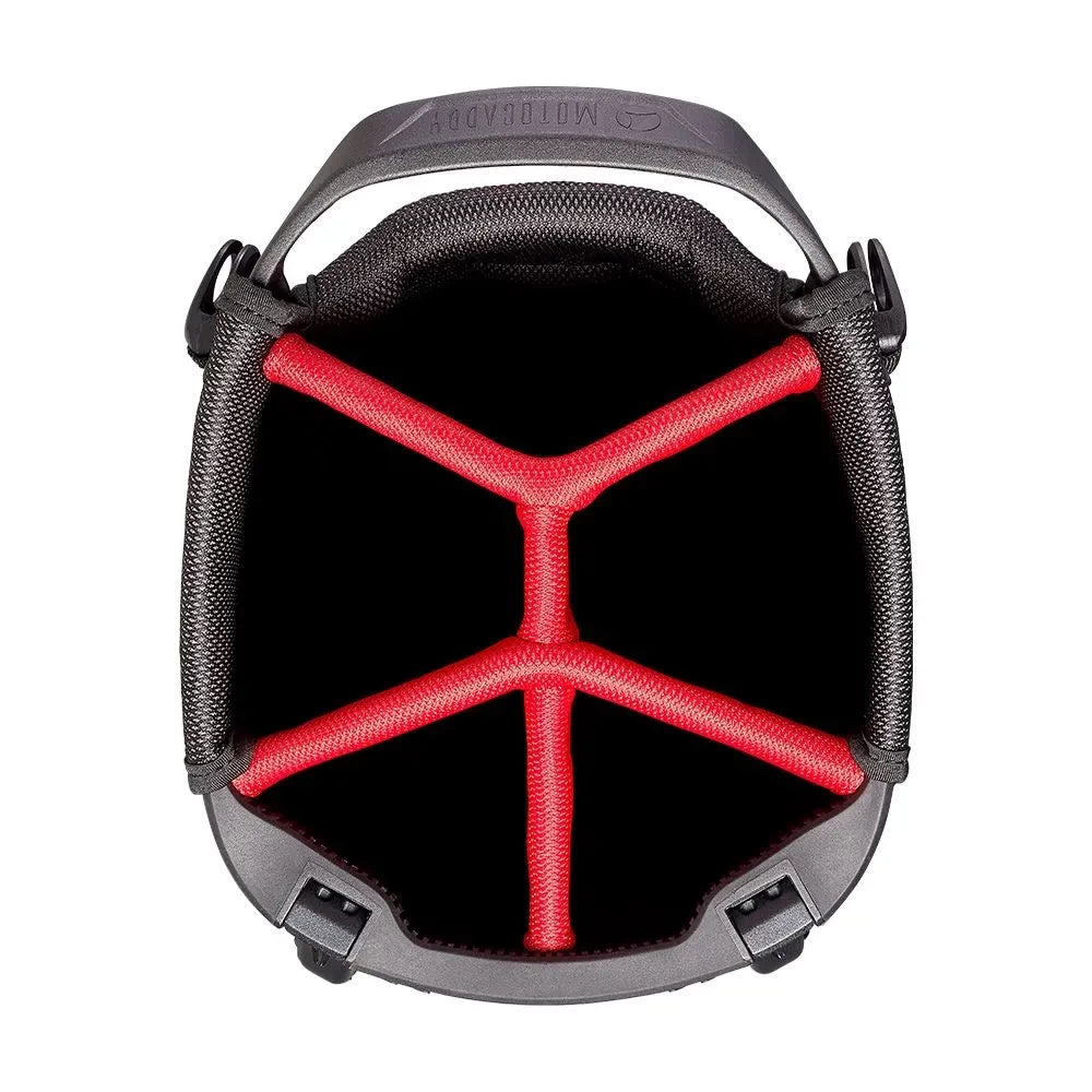 Motocaddy HydroFlex Stand Bag Charcoal/Red