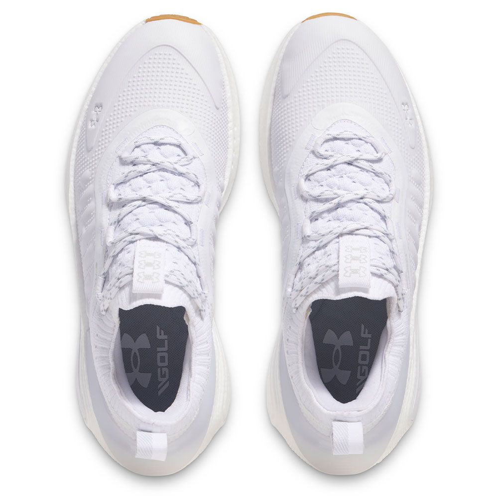 Under Armour Mens UA UA Phantom Fore Golf Shoes - White/Halo Grey