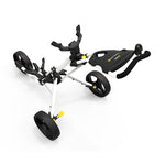 Powakaddy TwinLine 5 Push Golf Trolley - White