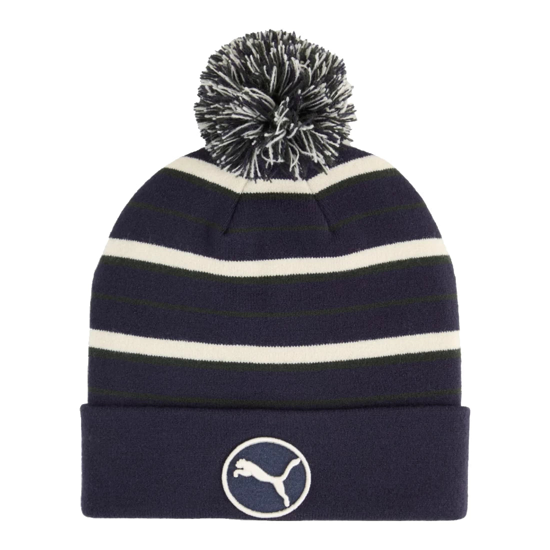Puma Mens Pom Beanie Deep Navy Alpine Snow