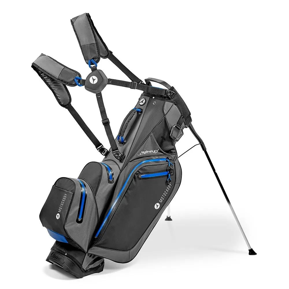 Motocaddy HydroFlex Stand Bag Charcoal/Blue
