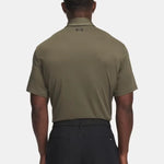 Under Armour Mens Playoff 3.0 Stripe Polo Shirt Marine Od Green/Black/Black