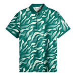 J.Lindeberg Mens Tour Tech Print Polo Bunker Fade Forest Subtle Green GMJT14652