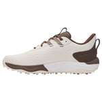 Under Armour Mens Drive Pro Clone SL Golf Shoes - Stone/Gridiron Brown/Metallic Gun Metal