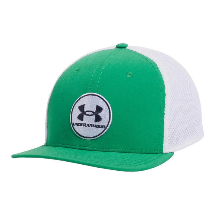 Under Armour Mens Iso Chill Drive Low Stretch Cap Green/Midnight Navy