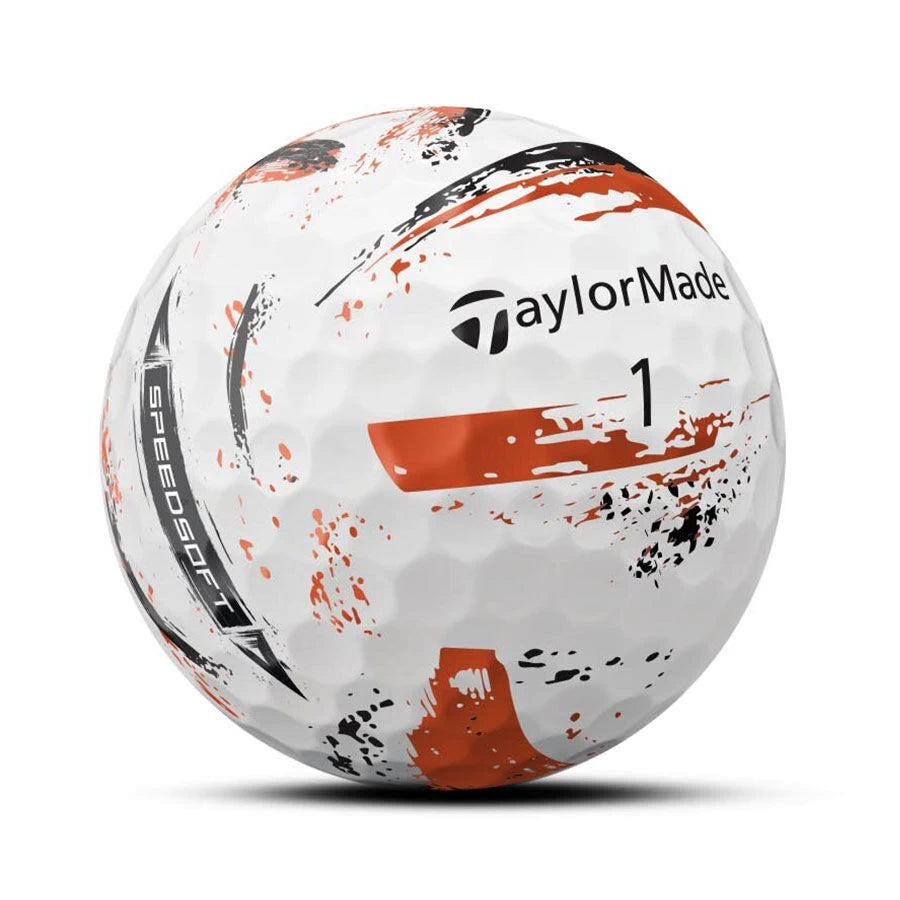 TaylorMade SpeedSoft Ink Golf Balls - 1 Dozen Multi