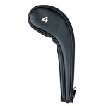Masters Golf Deluxe Graphite Iron Covers 4 Sw Black