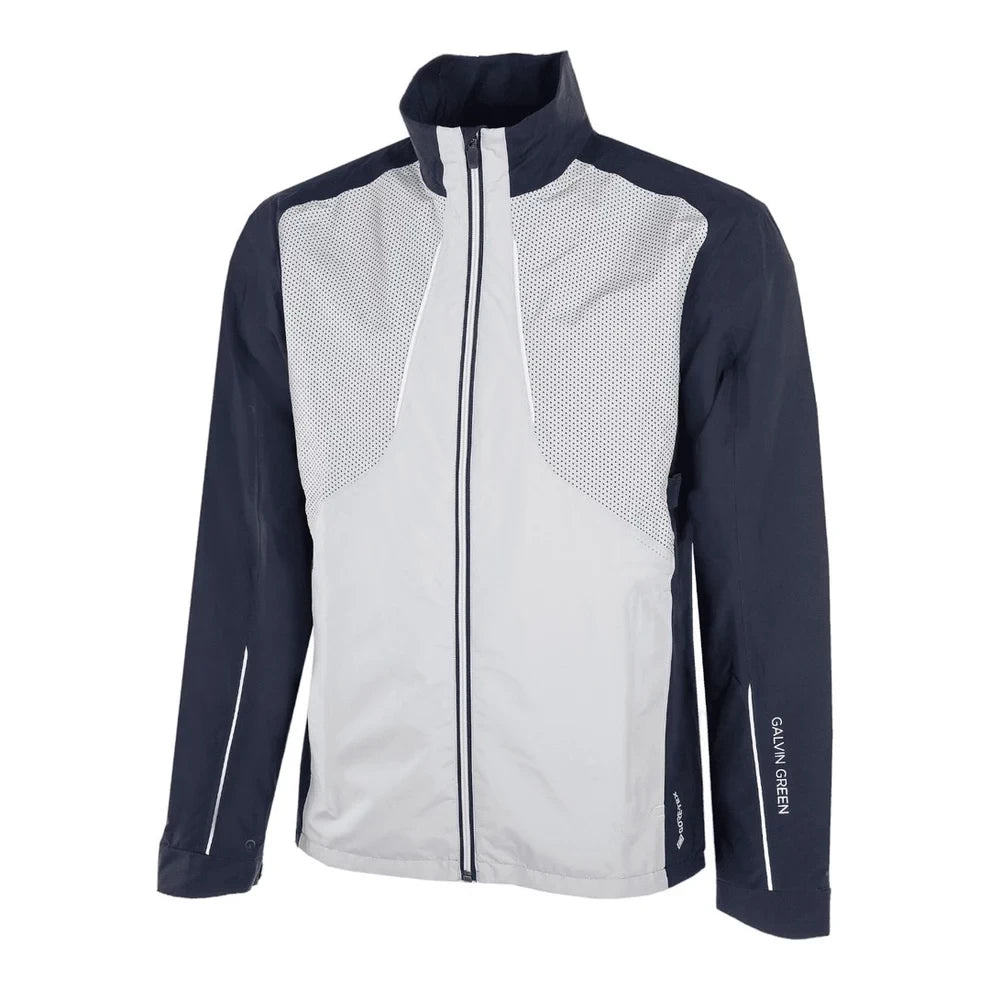 Galvin Green Mens Albert Waterproof Jacket Navy/Cool Grey/White