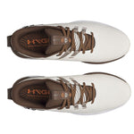 Under Armour Mens Drive Pro Clone SL Golf Shoes - Stone/Gridiron Brown/Metallic Gun Metal