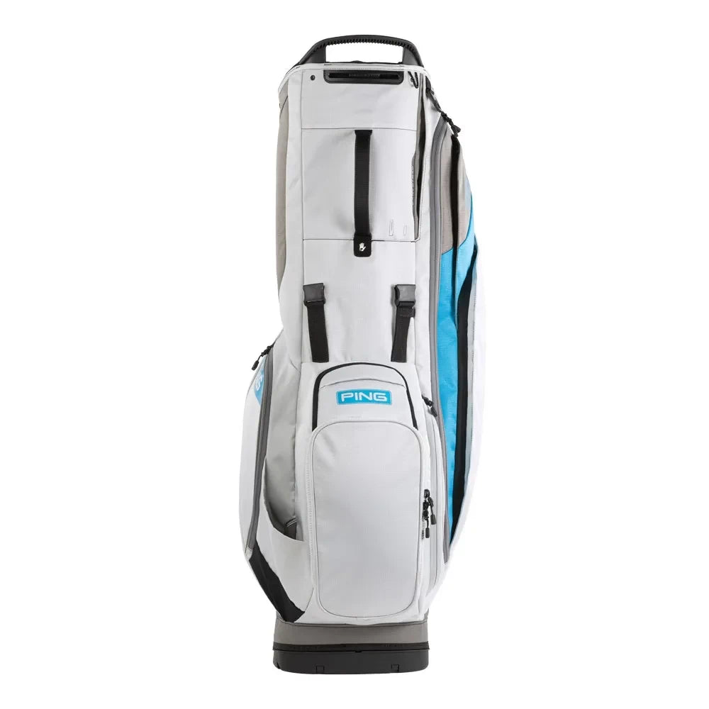Ping Hoofer Golf Carry Bag - Light Grey/Blue/Graphite