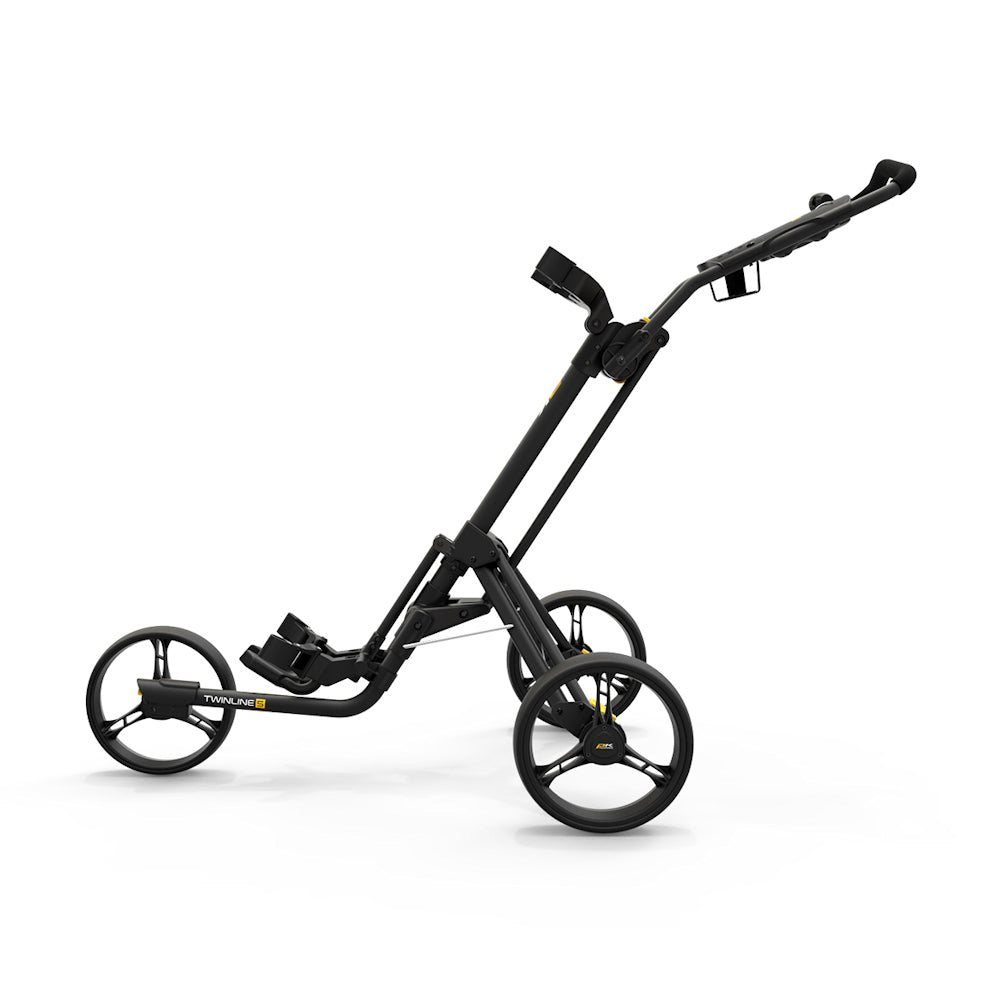 Powakaddy TwinLine 5 Push Golf Trolley - Black