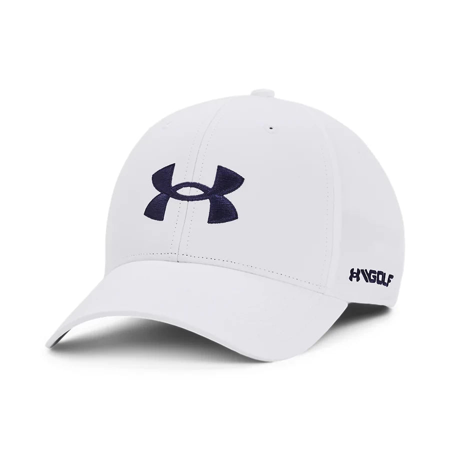 Under Armour Mens Golf96 Hat White/Midnight Navy