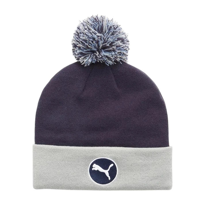 Puma Mens Wrmlbl Removable Pom Beanie Navy Blazer/Ash Gray