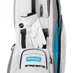 Ping Hoofer Golf Carry Bag - Light Grey/Blue/Graphite