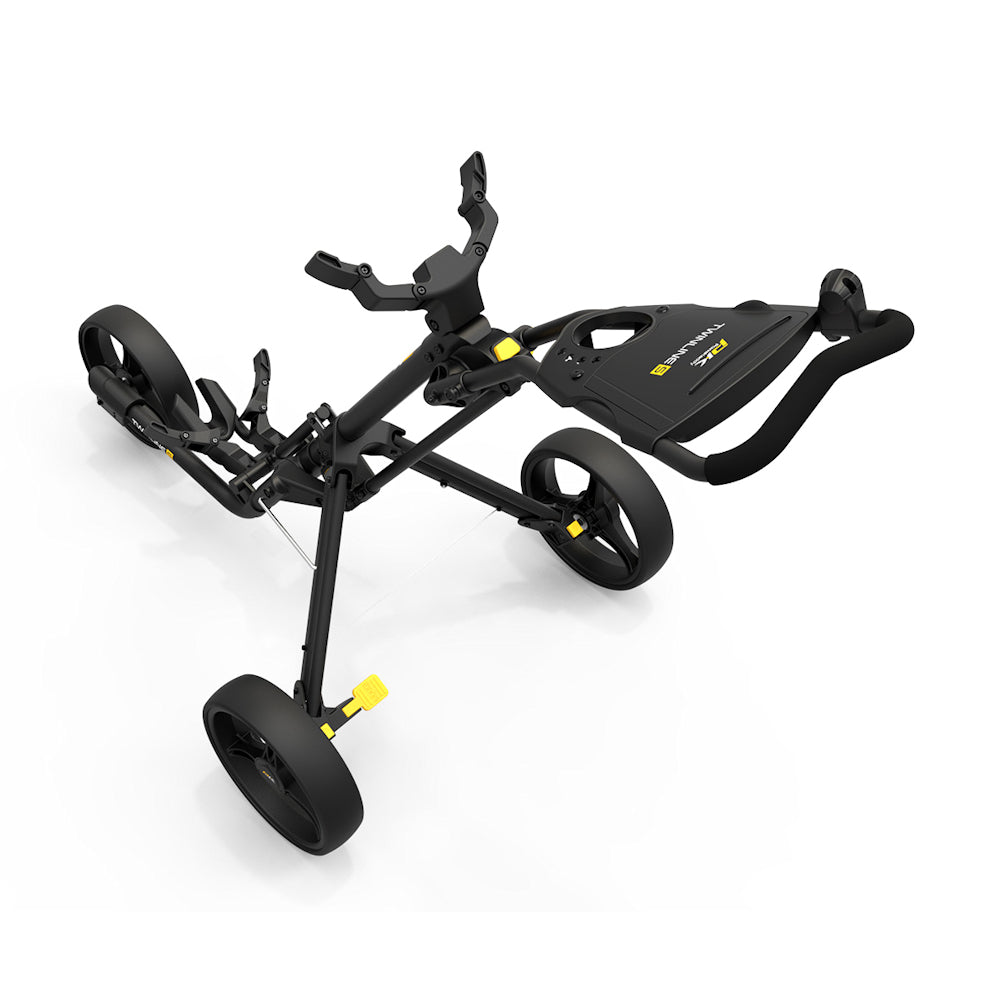 Powakaddy TwinLine 5 Push Golf Trolley - Black