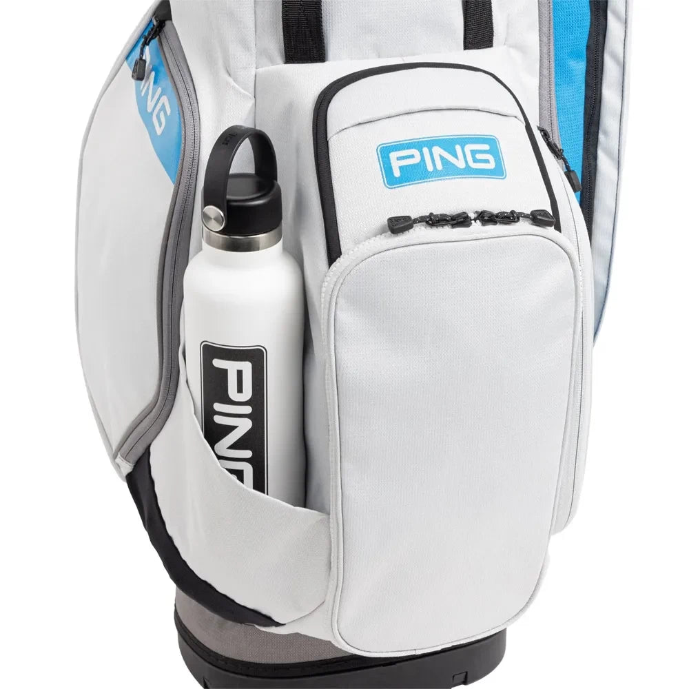 Ping Hoofer Golf Carry Bag - Light Grey/Blue/Graphite