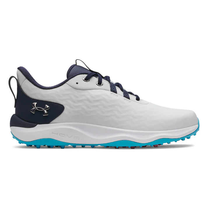 Under Armour Mens Drive Pro Clone SL Golf Shoes - Grey/Navy/Silver