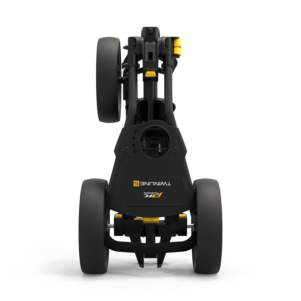 Powakaddy TwinLine 5 Push Golf Trolley - Black