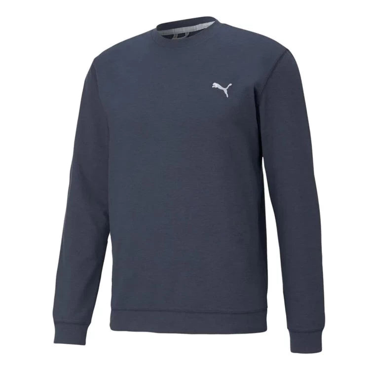 Puma Mens Cloudspun Crewneck Navy Blazer Heather