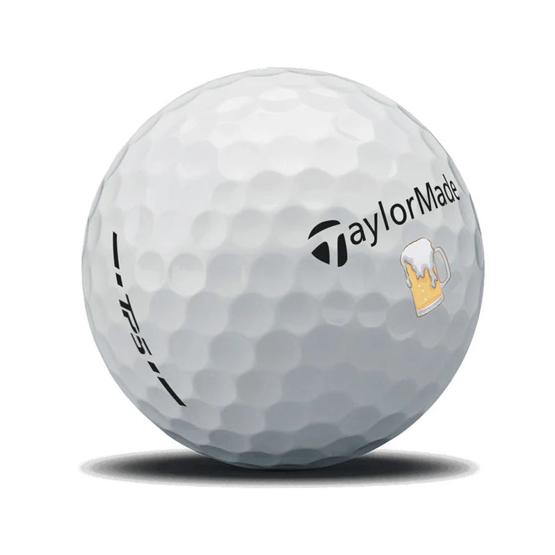 TaylorMade TP5 My Symbol Beer Golf Balls 1 Dozen (Beer)
