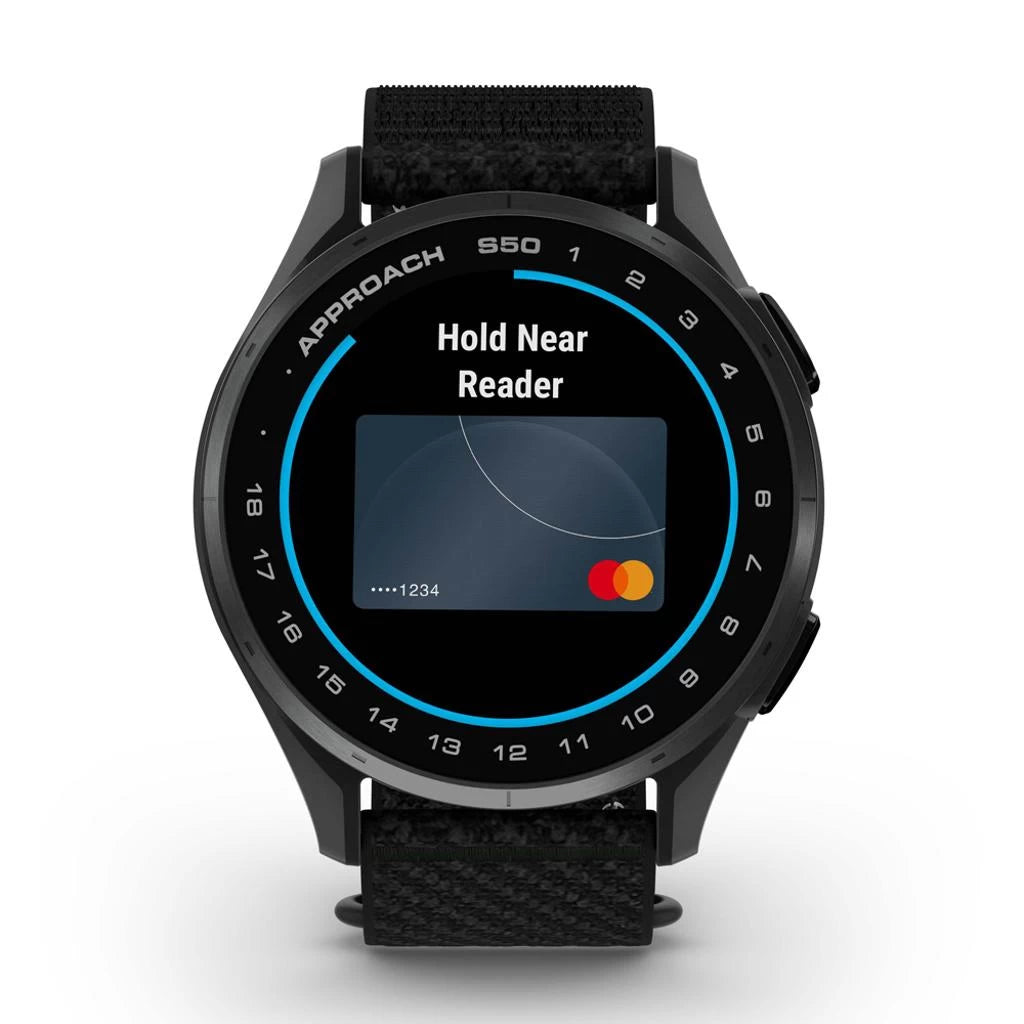 Garmin S50 Approach GPS Watch - Black
